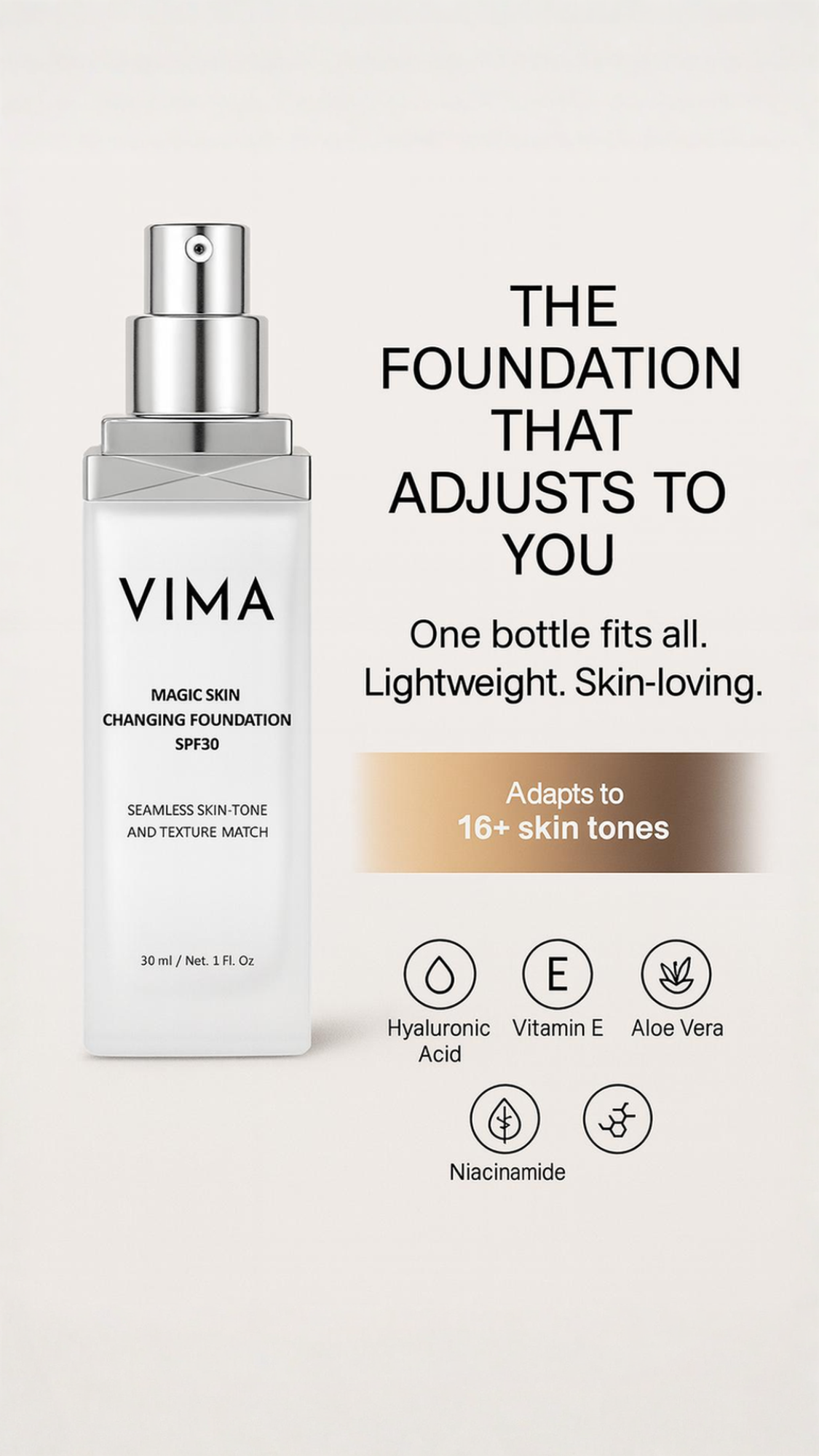 Vima Cosmetics Facebook ad