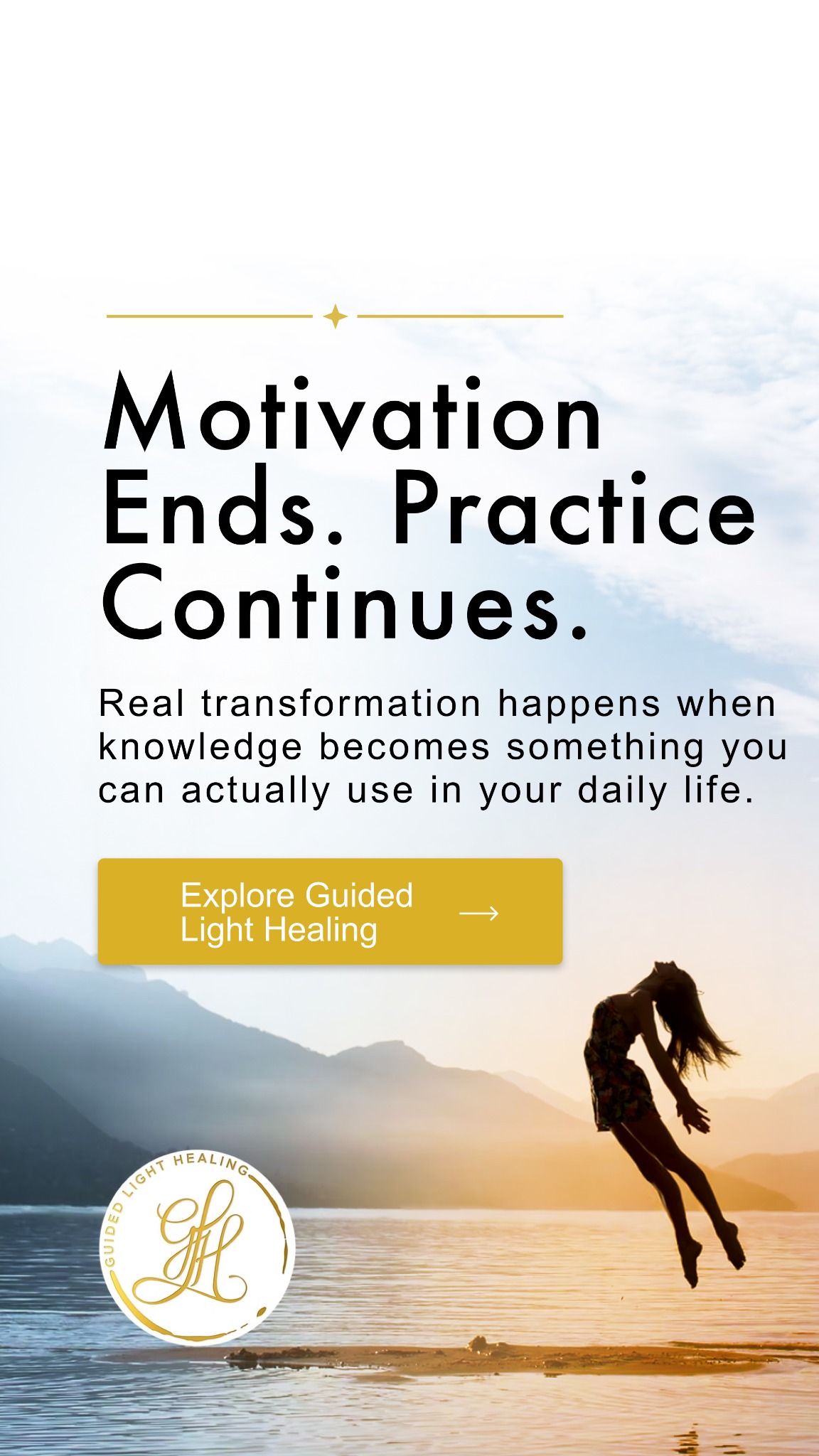 Guided Light Healing Facebook ad