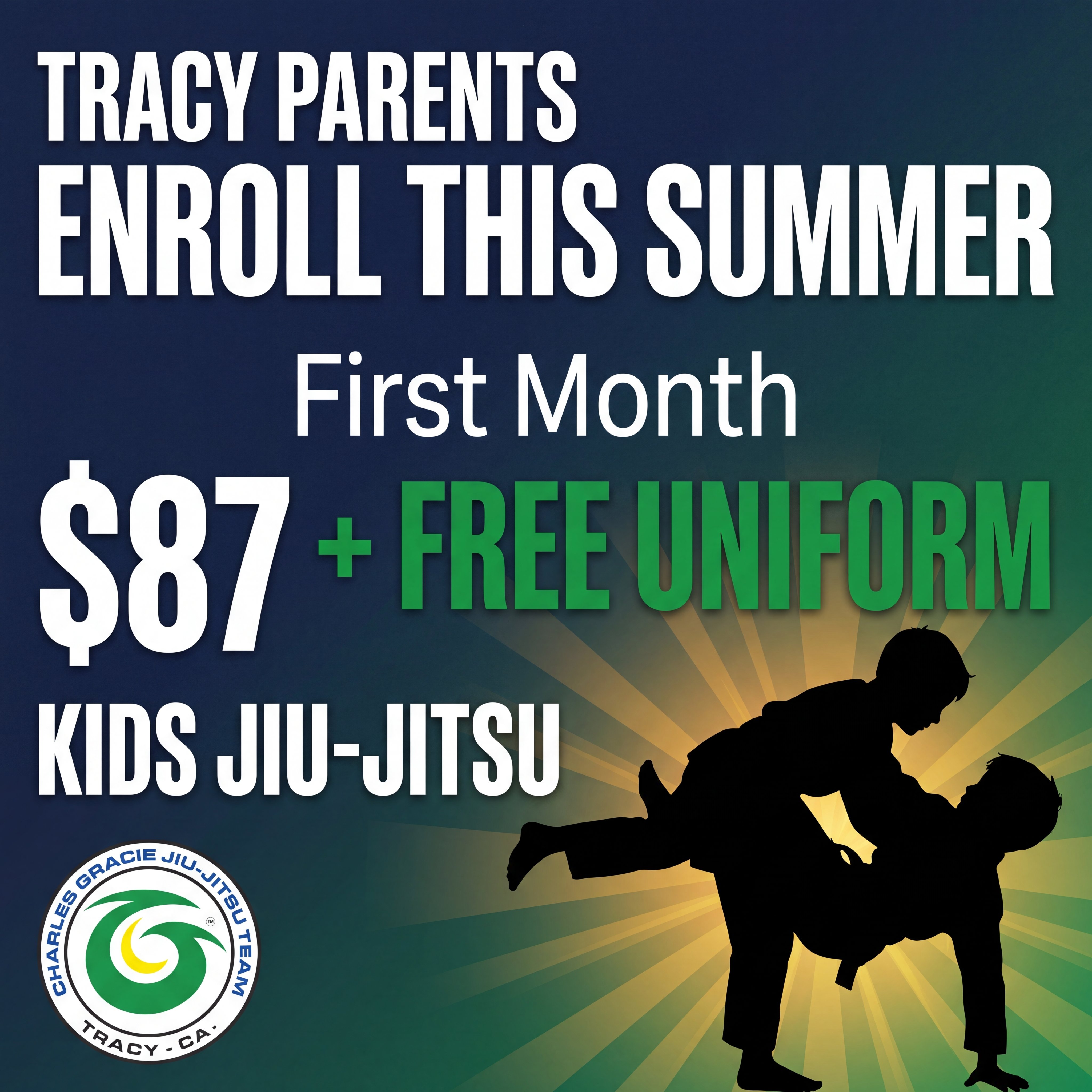 Charles Gracie Jiu-Jitsu Academy Tracy Facebook ad
