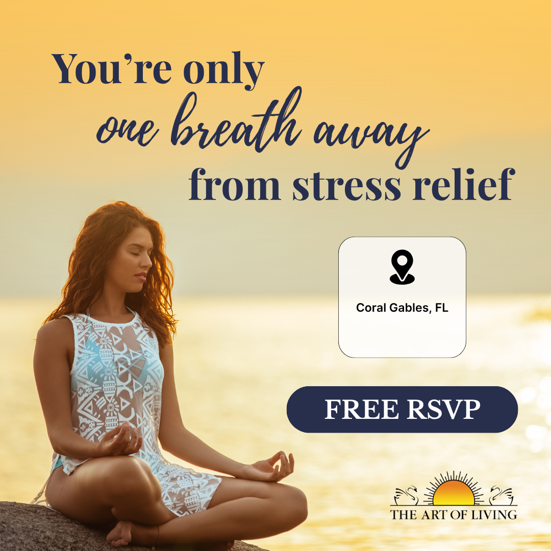 The Art of Living Facebook ad