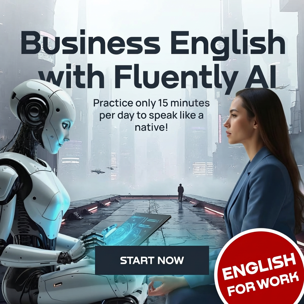 Fluently - AI English Tutor Facebook ad: Find out your English speaking level now!