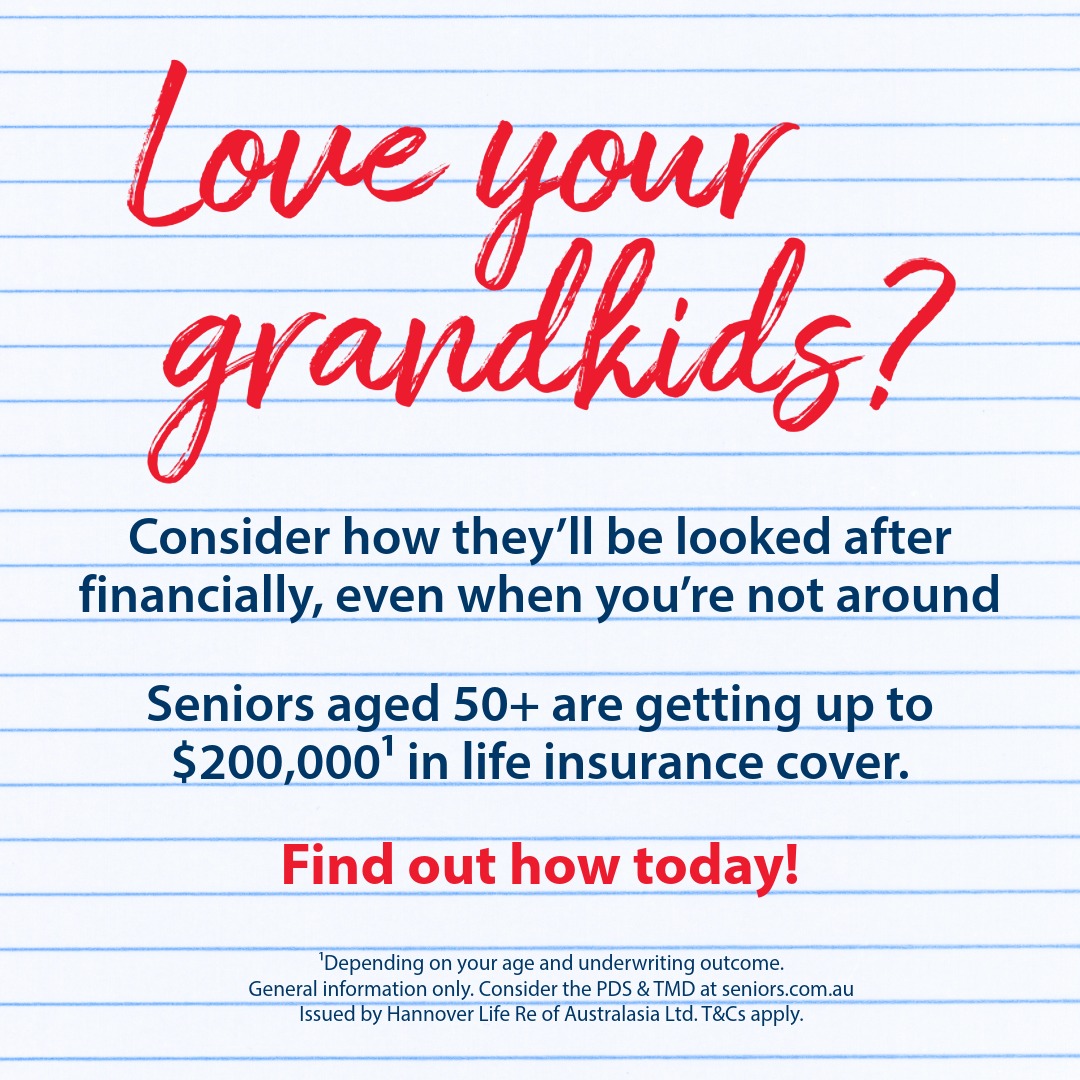 Australian Seniors Insurance Agency Facebook ad