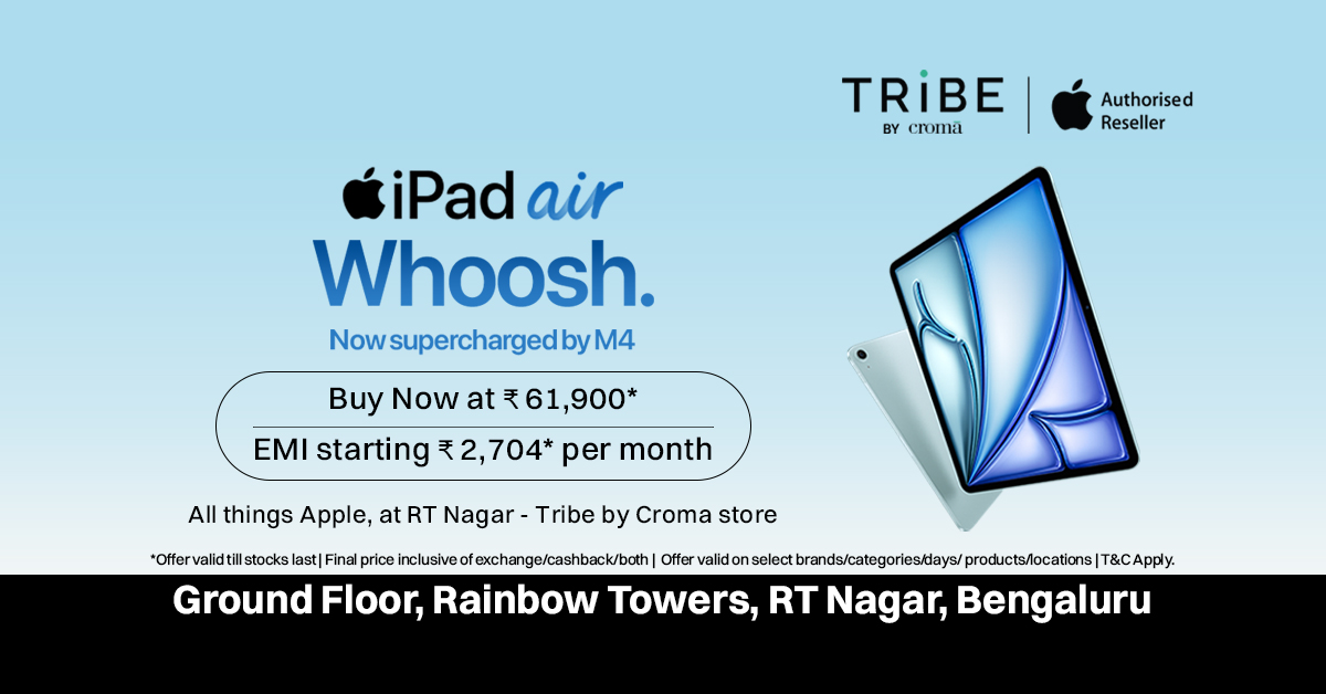Tribe By Croma Facebook ad from Apr 3, 2026