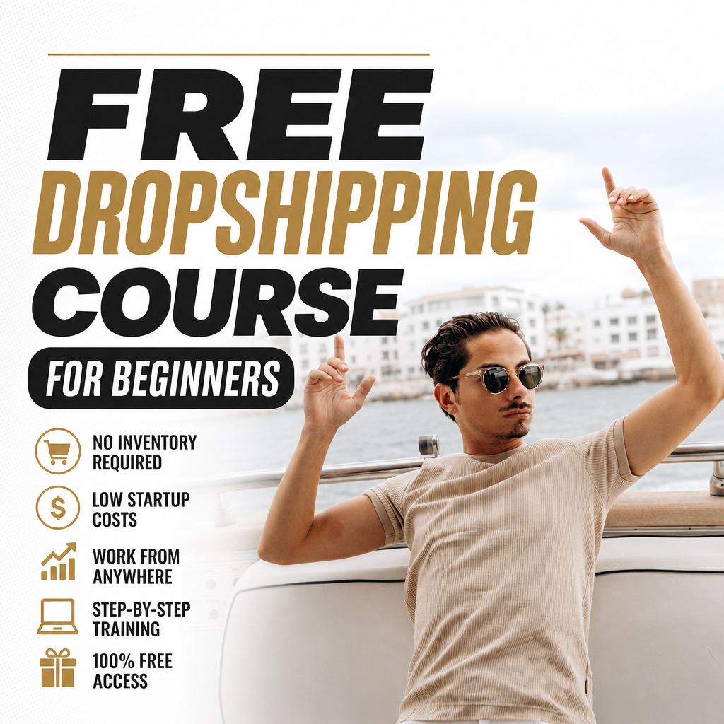 Samuel Ecom Facebook ad: Free Dropshipping Funnel Course for Beginners