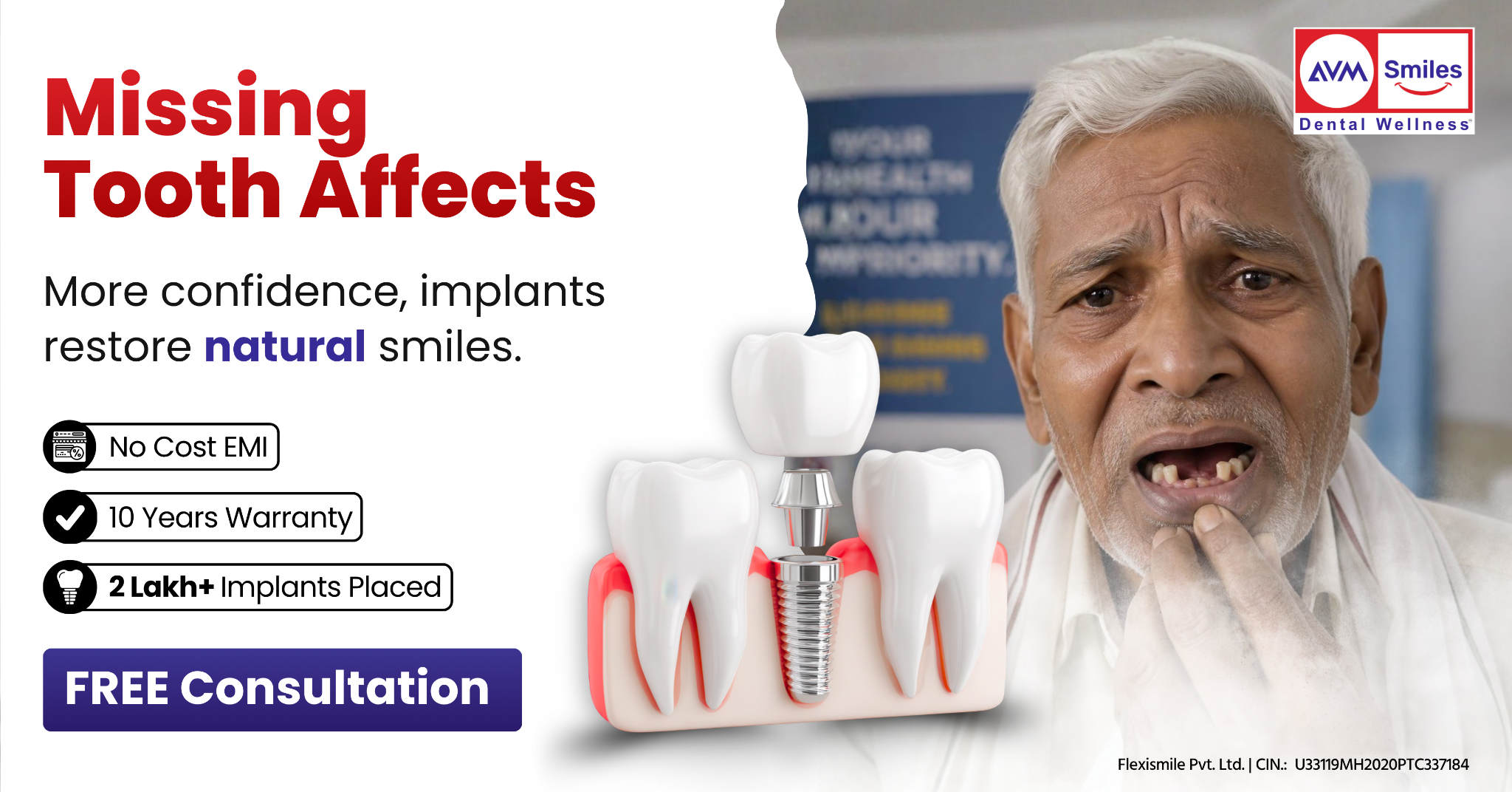 AVMSmiles Facebook ad