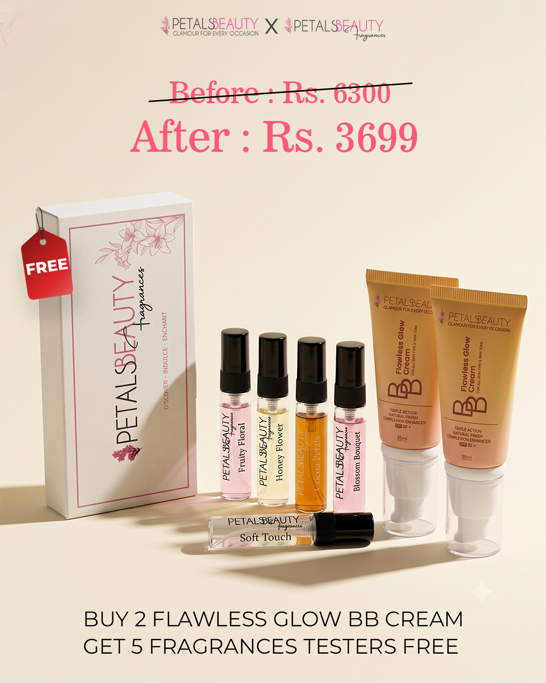 Petals Beauty Facebook ad