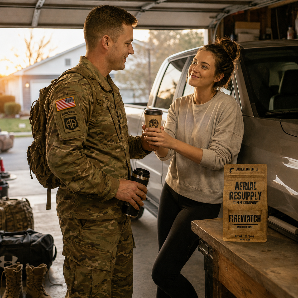 Aerial Resupply Coffee Facebook ad: Smooth coffee for everyday drinking