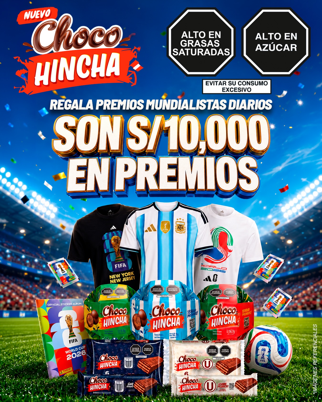 Choco Hincha Facebook ad: Esta fiesta del fútbol se vive con todo…