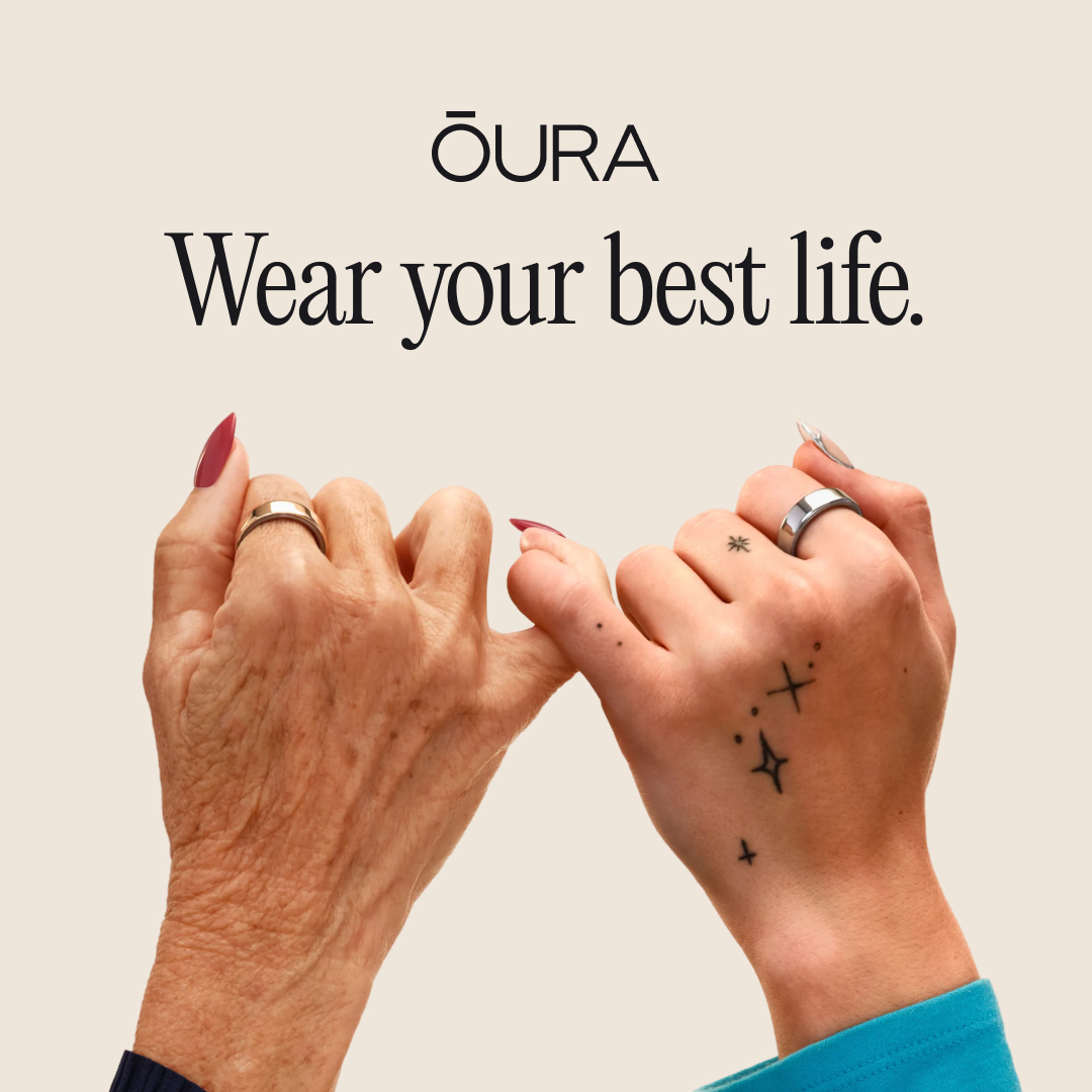 ŌURA Facebook ad: Wear life well.
