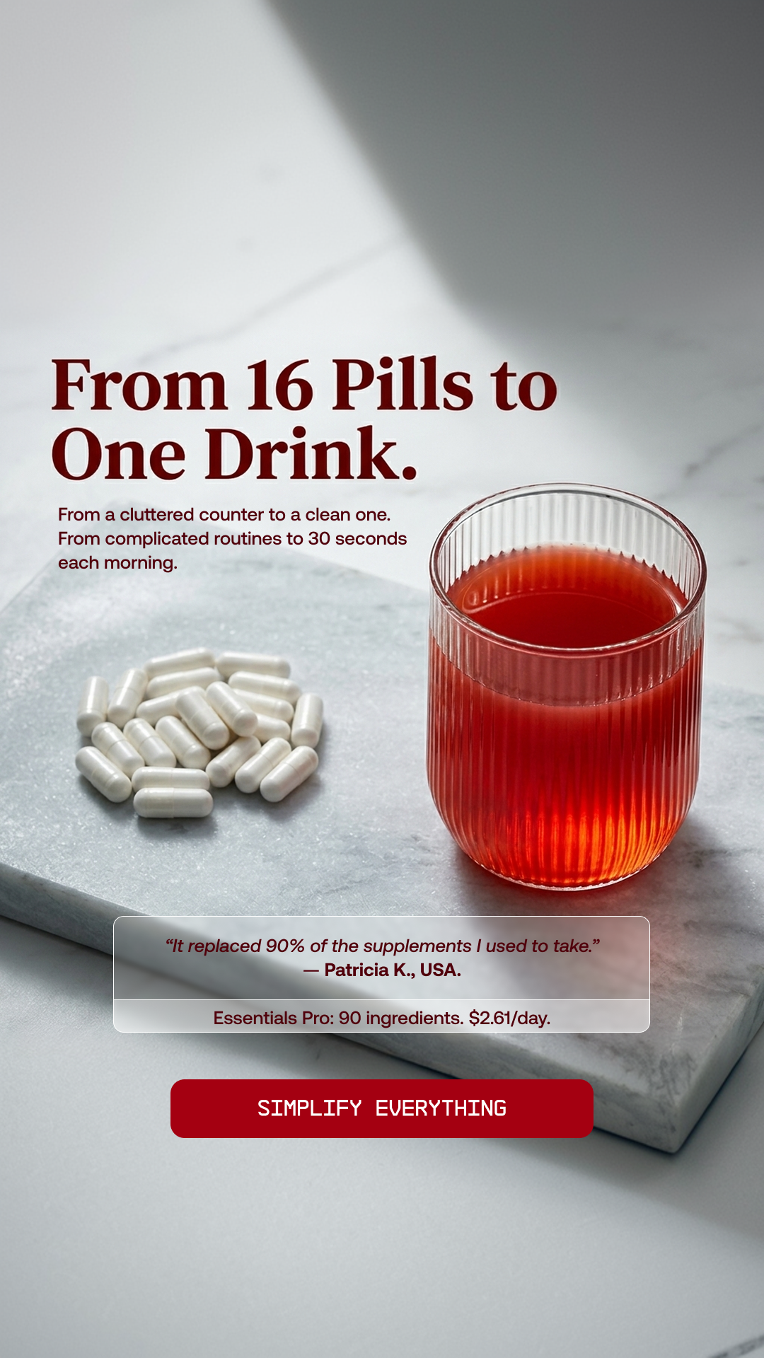 IM8 Health Facebook ad