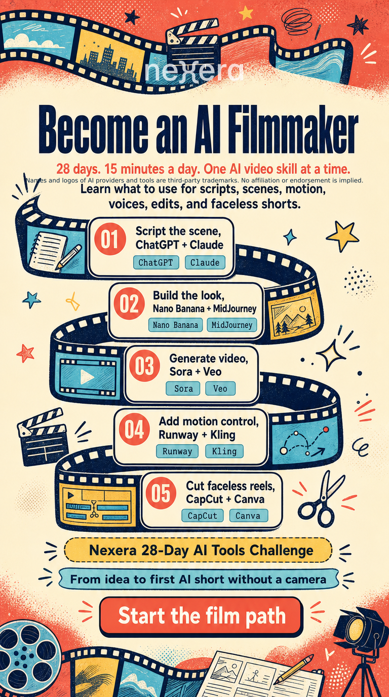 28-Day AI Challenge Facebook ad