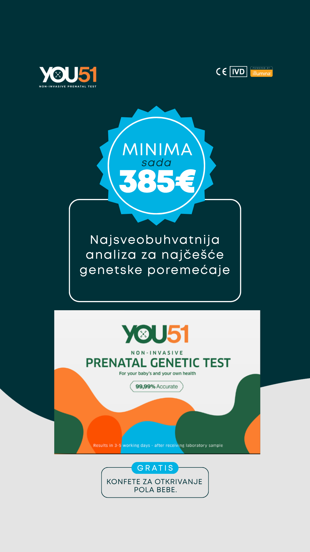You51 Prenatalni Test Facebook ad
