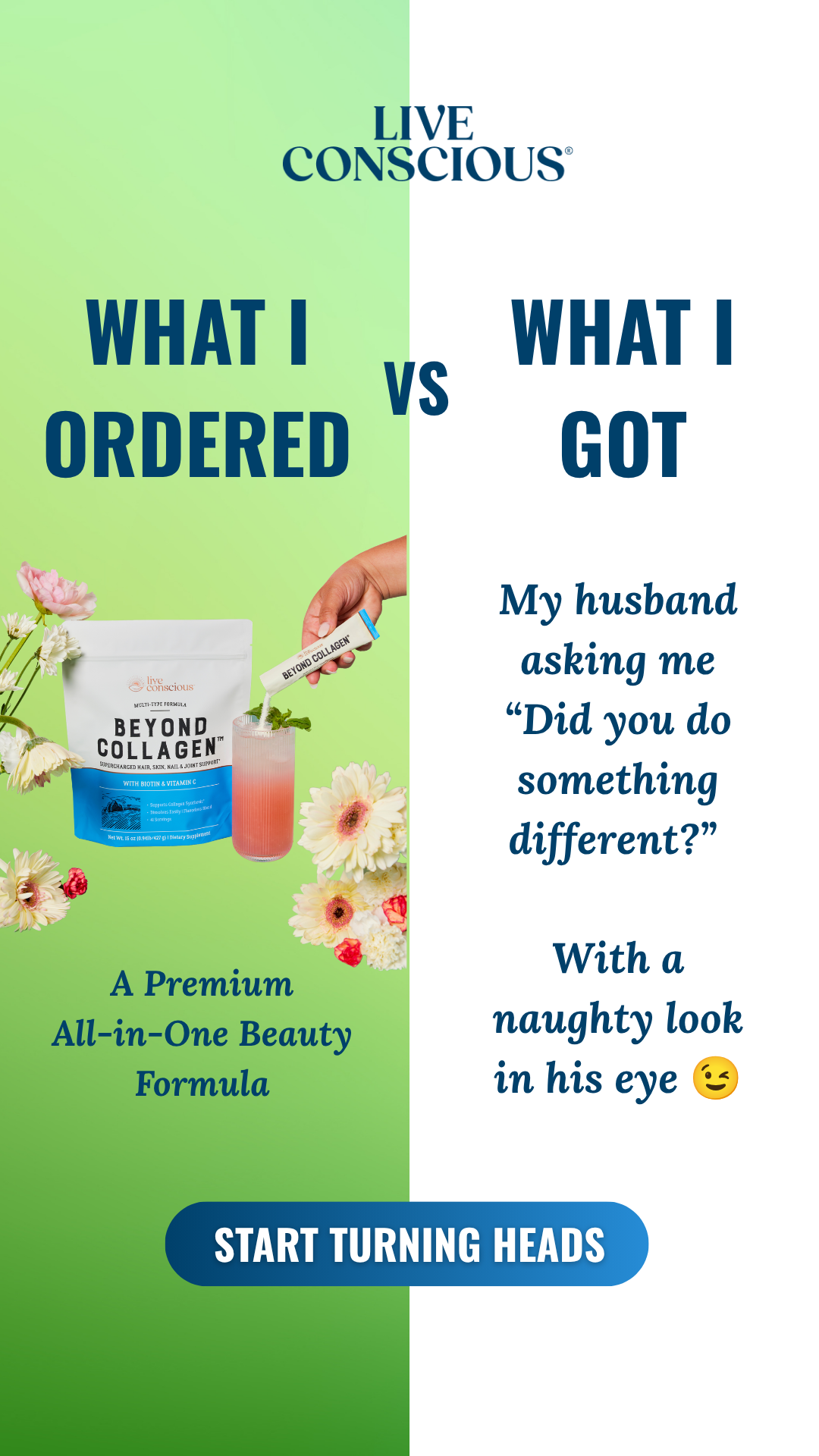 Live Conscious Facebook ad