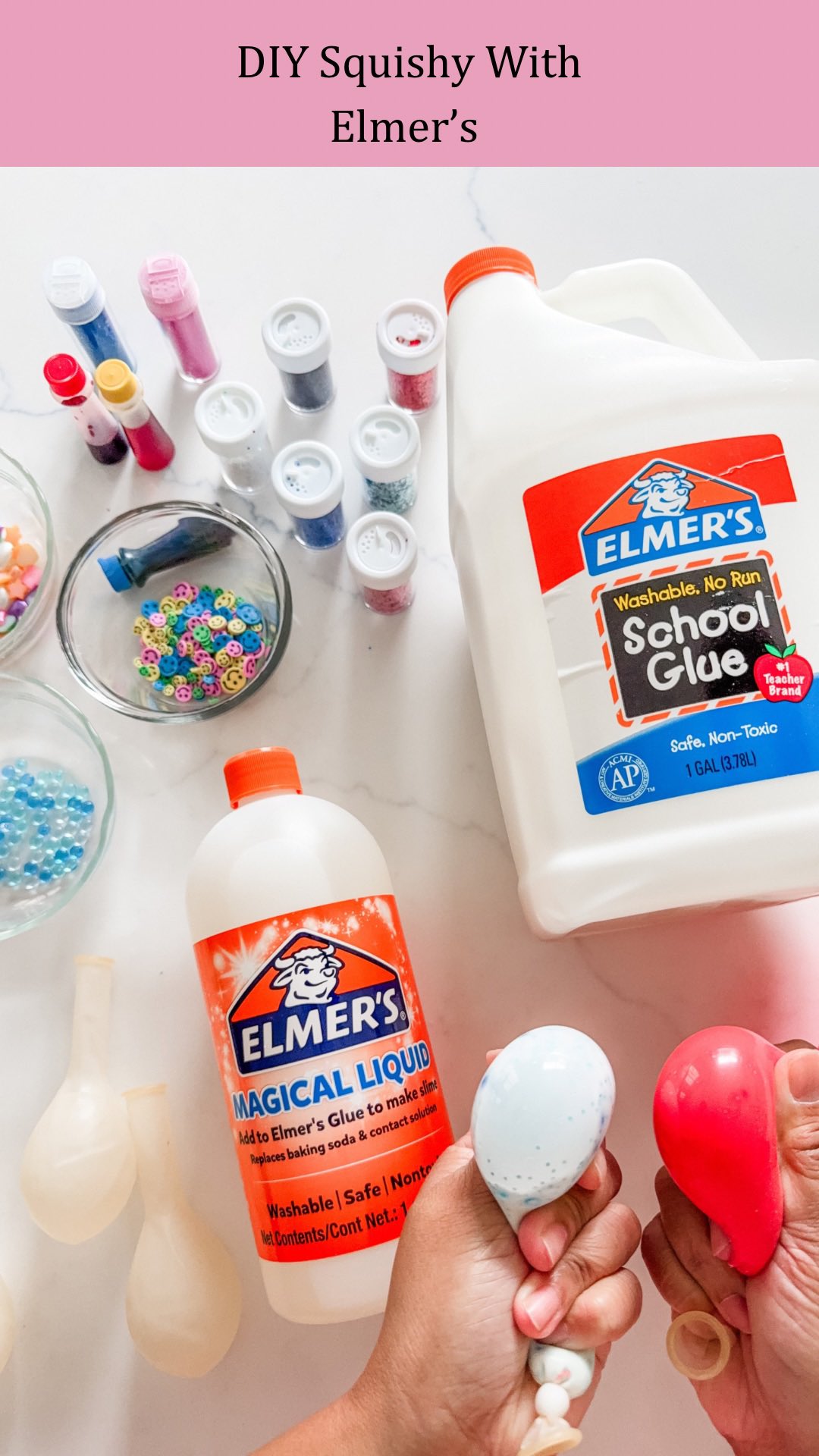 Elmer's Facebook ad: Summer Boredom: DEFEATED.