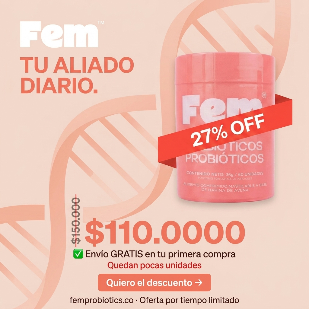Fem Probiotics Facebook ad