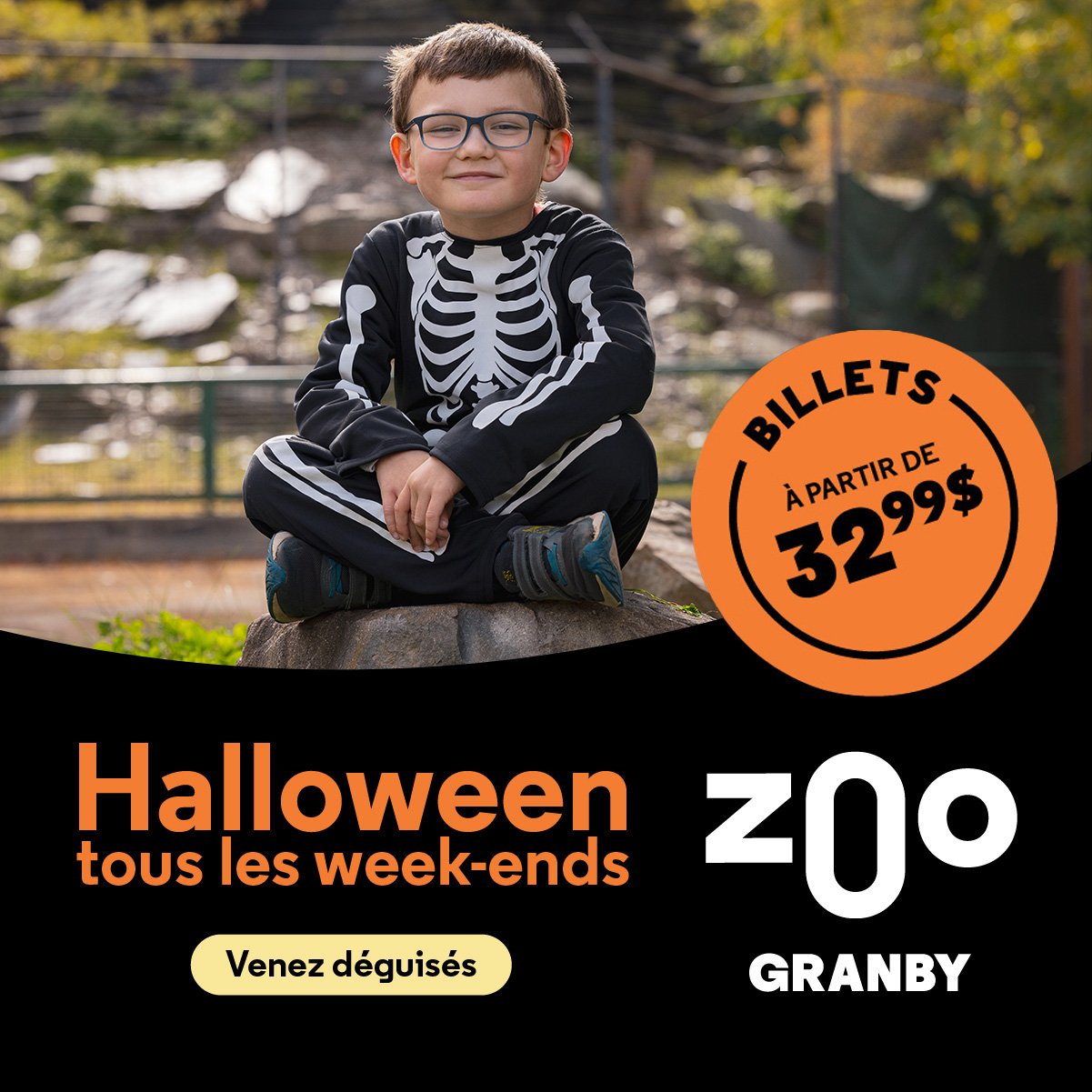 Zoo de Granby Facebook ad: Tous les week-ends