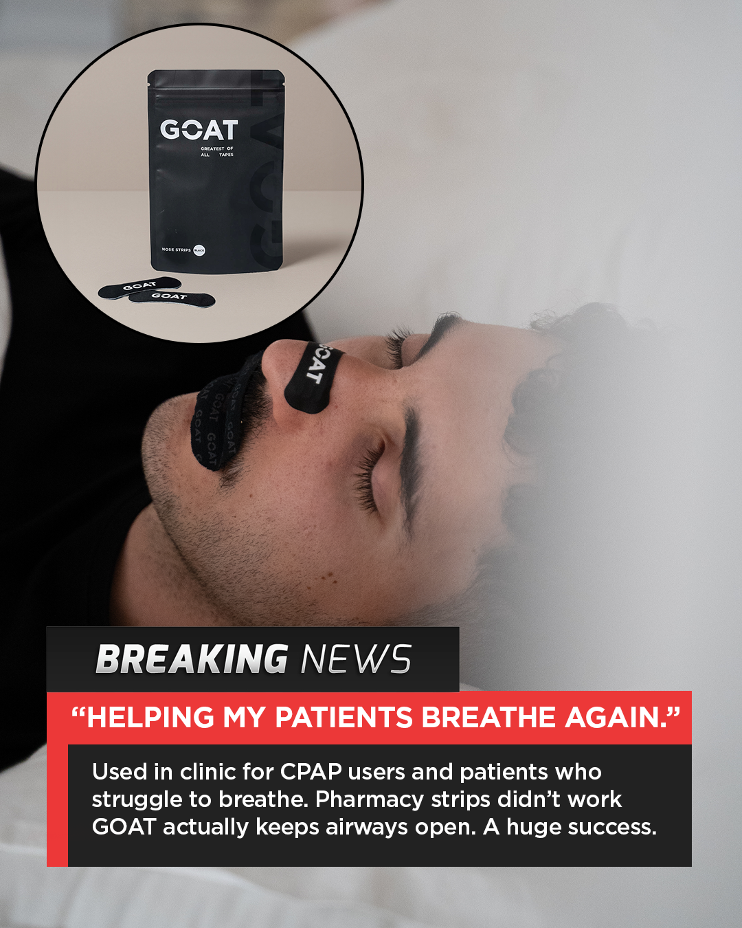 The GOAT  Facebook ad