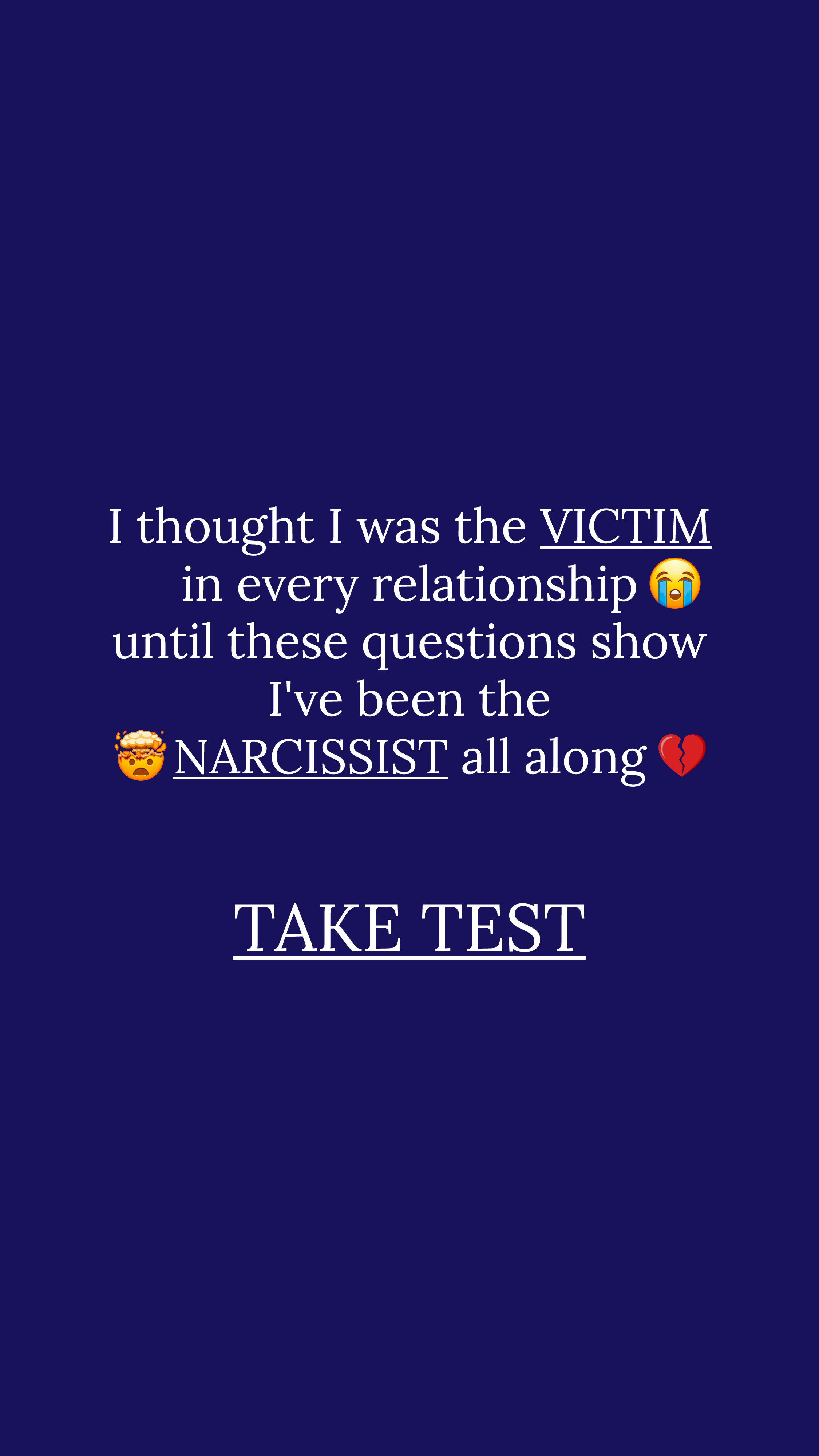 Personality Type Facebook ad