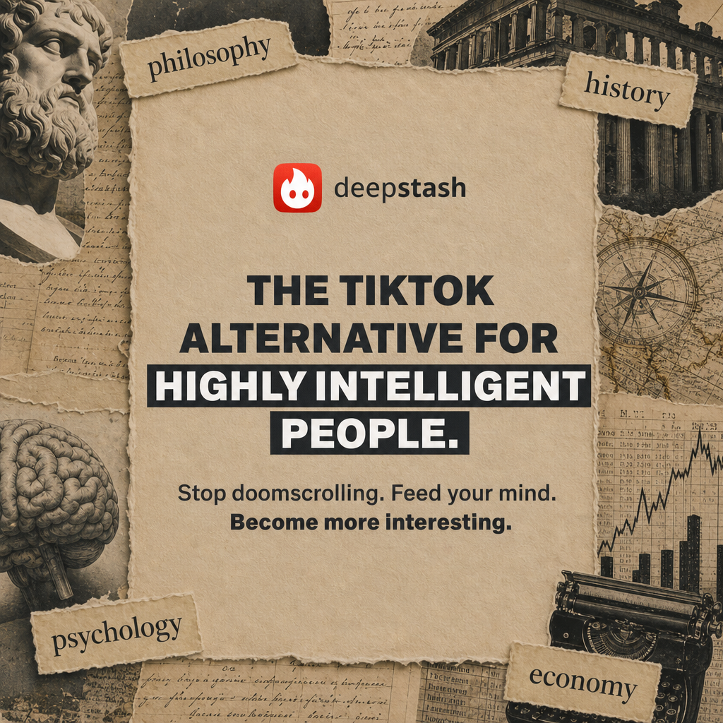 Deepstash Facebook ad