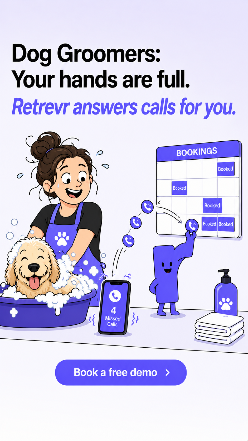 Retrevr Veterinary Software Facebook ad