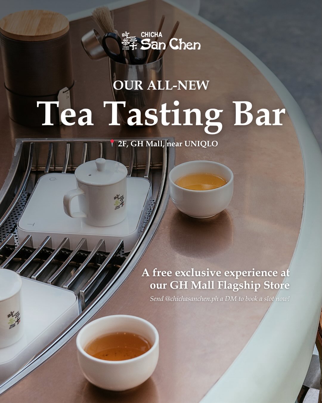 CHICHA San Chen Ph Facebook ad: Awarded Milk Tea, Every Sip