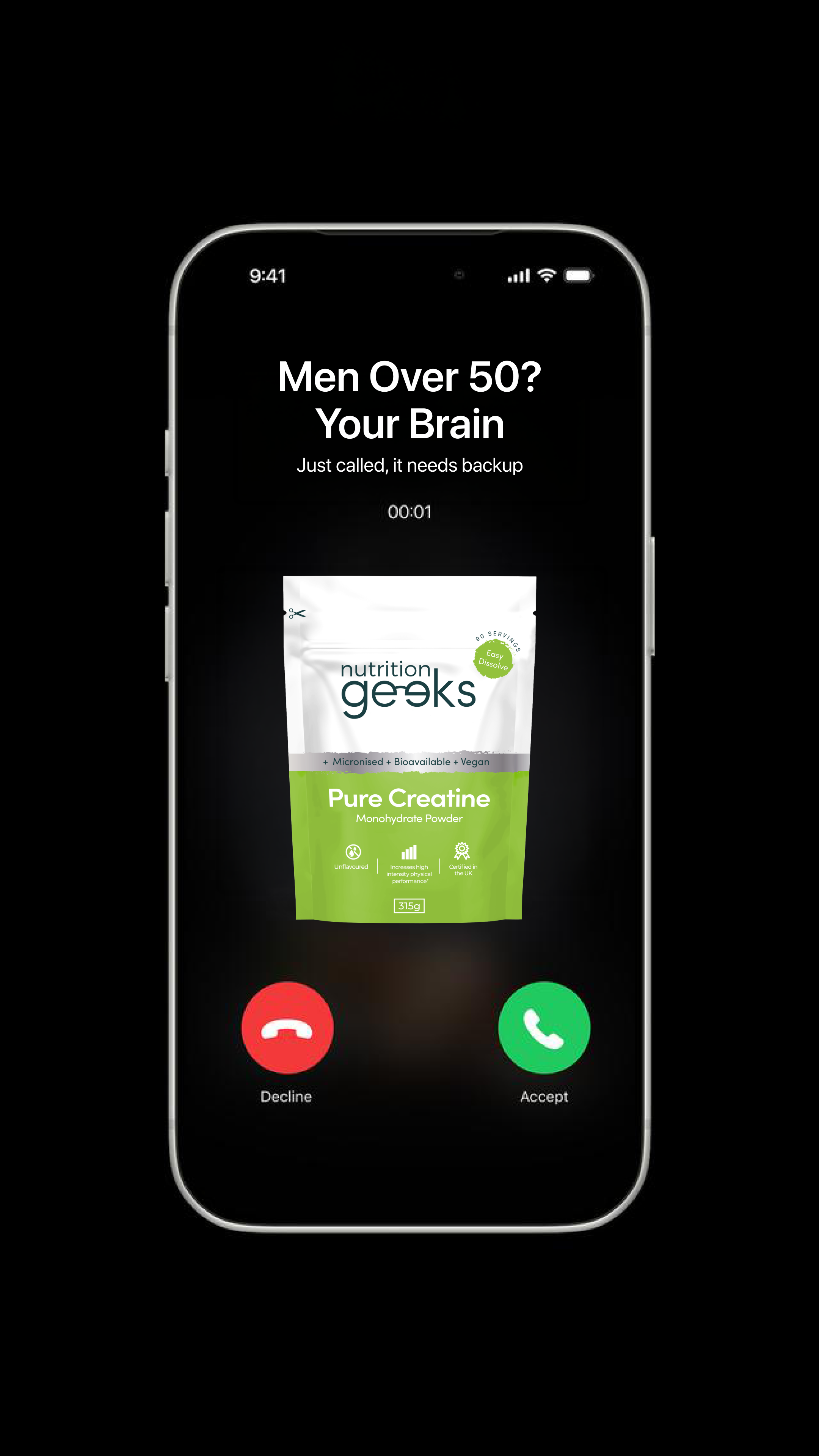 Nutrition Geeks Facebook ad