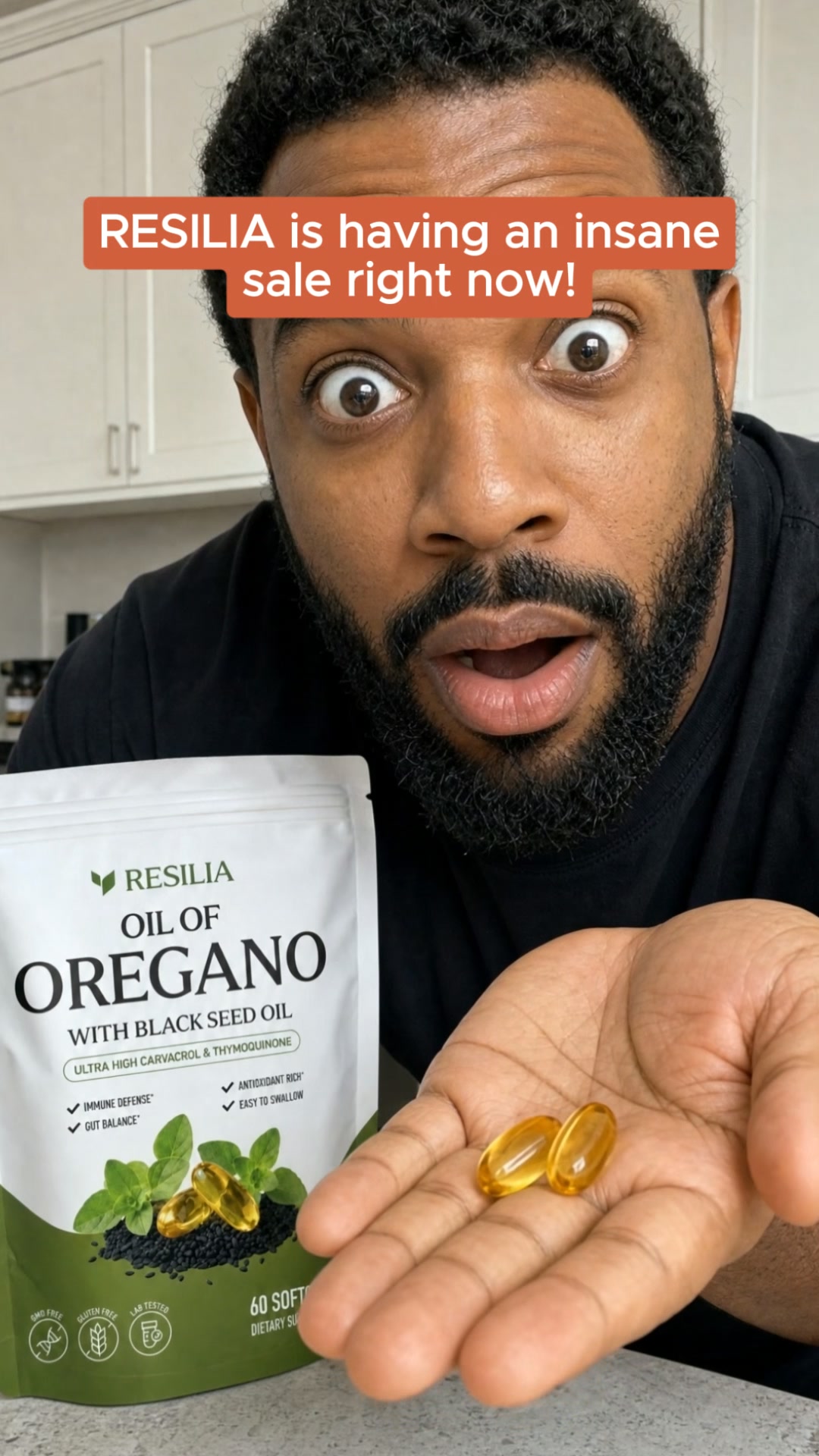 Resilia Facebook ad: Powered by Two of Nature's Most Studied Botanicals