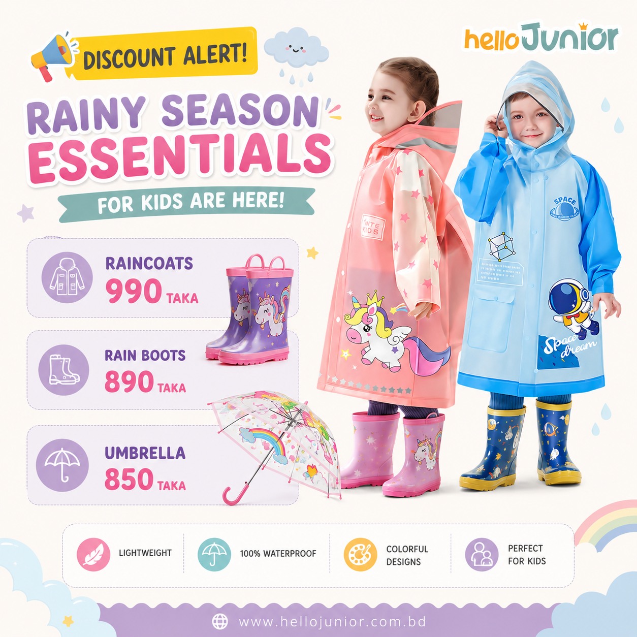 Hello Junior Facebook ad