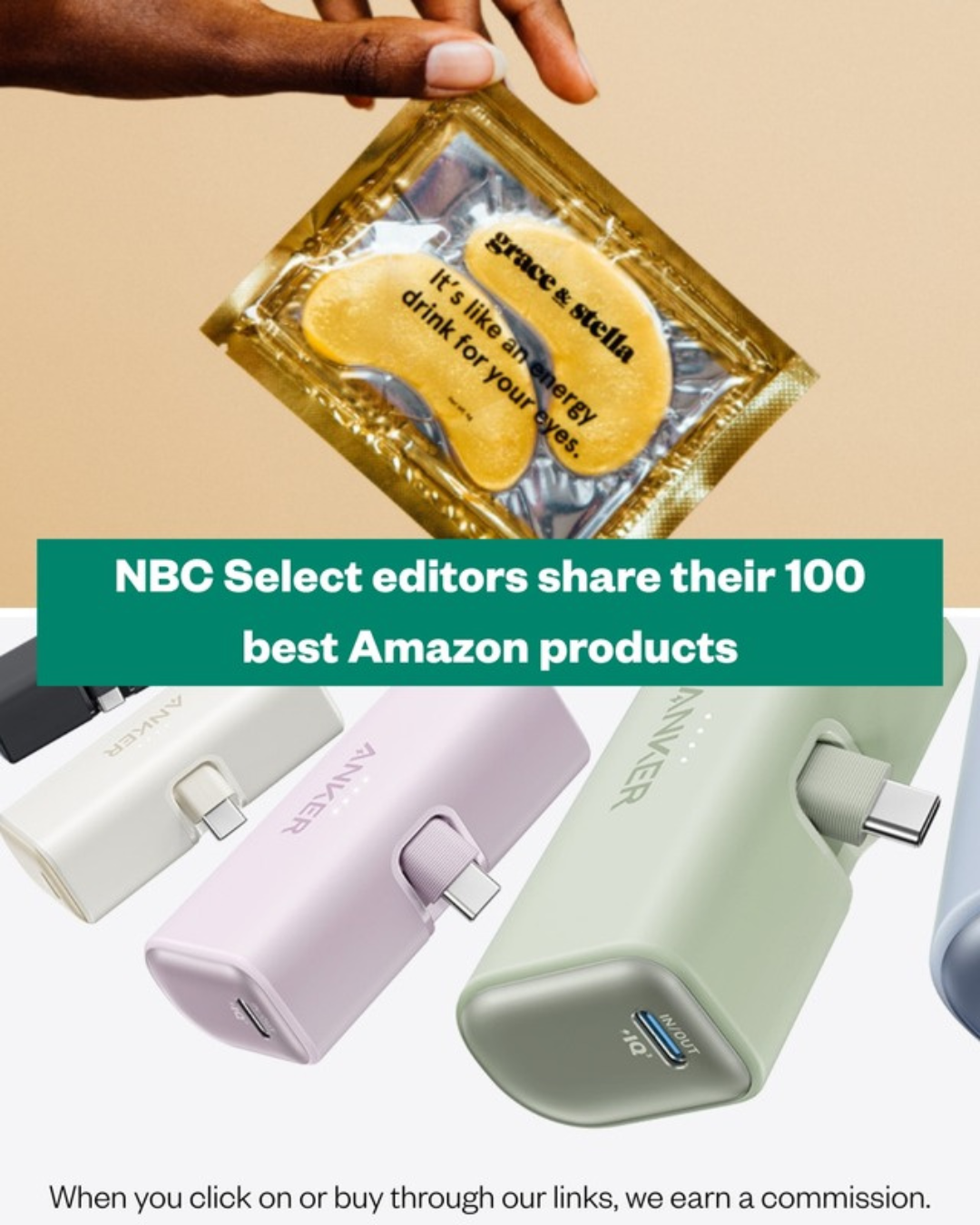 NBC Select Facebook ad: NBC Select editors share their 100 best Amazon products