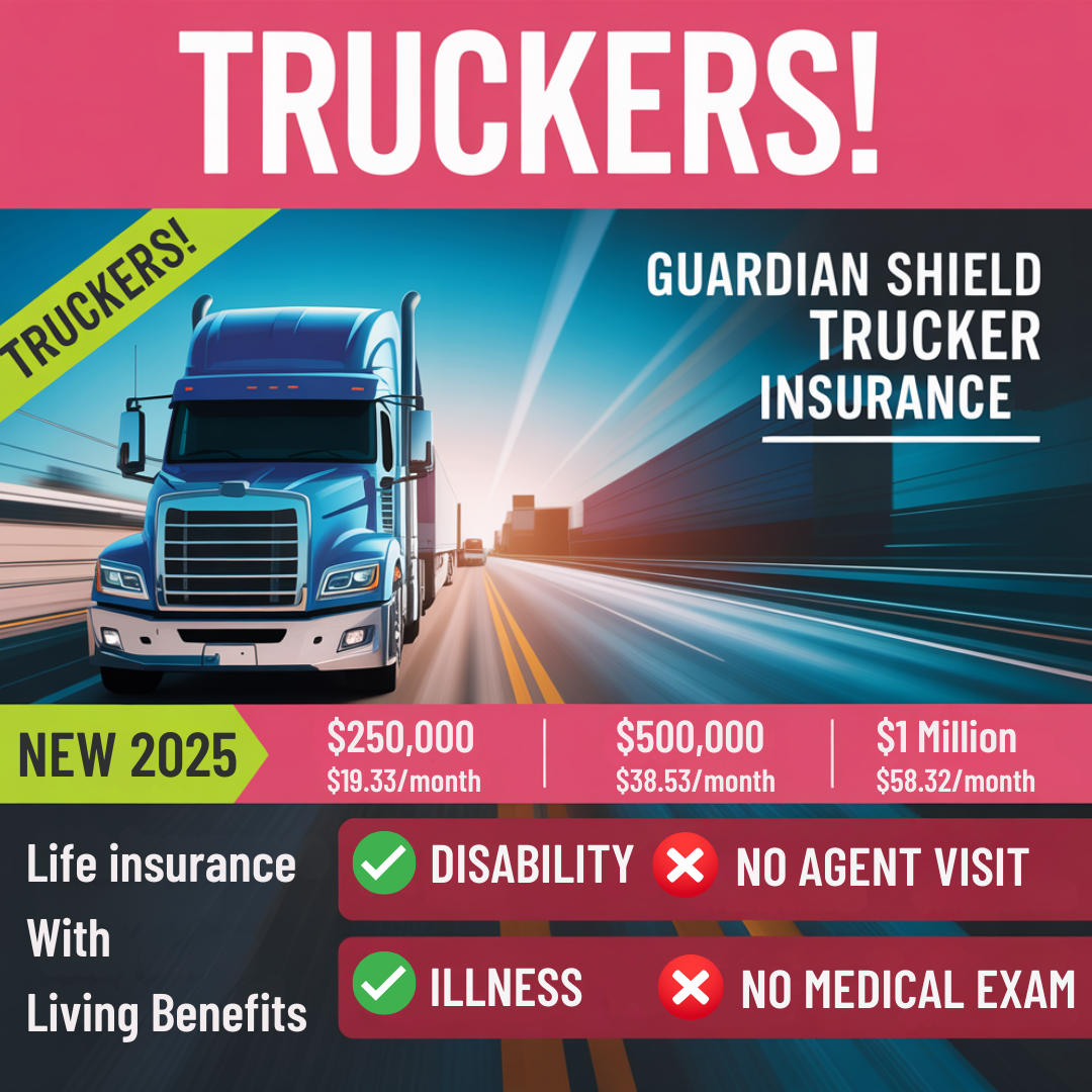 Life Insurance For Truck Drivers Facebook ad