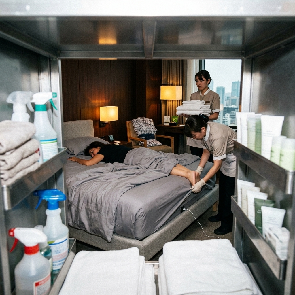 Sarah Lawson Facebook ad: The ‘weird sheet’ in the 5-star hotel