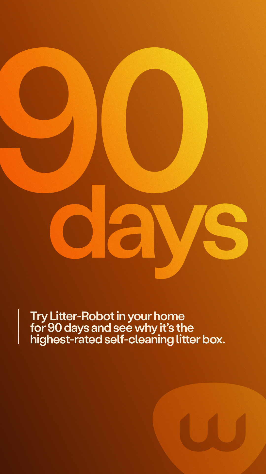 Whisker Facebook ad: Start Your 90-Day In-Home Trial