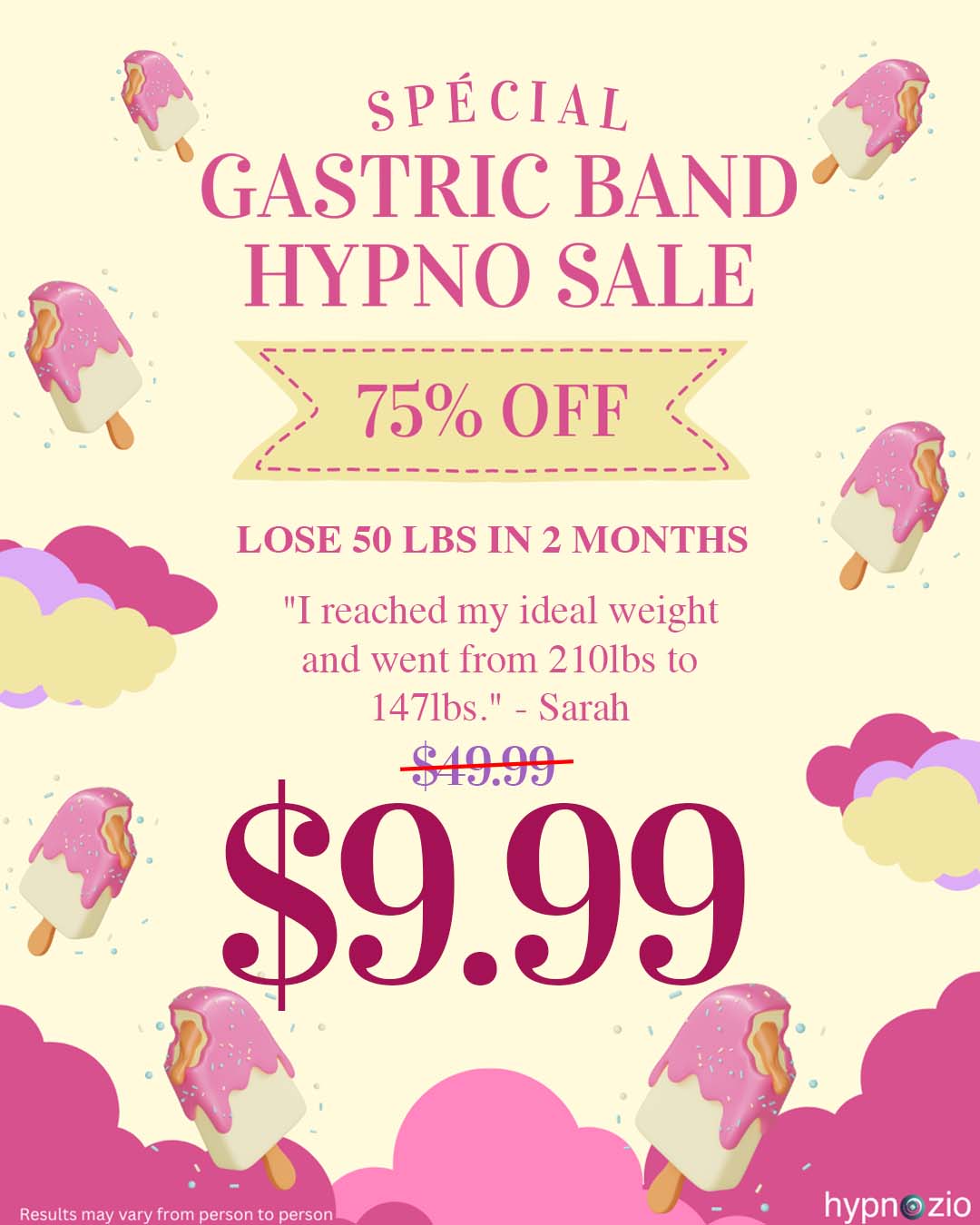 Hypnozio: power of hypnotherapy Facebook ad
