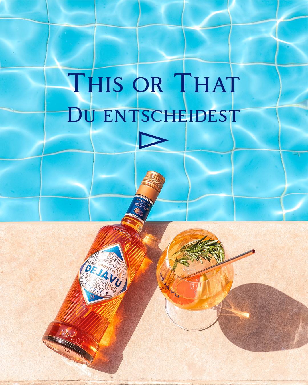 Déjà-Vu Facebook ad: Meer oder Pool?