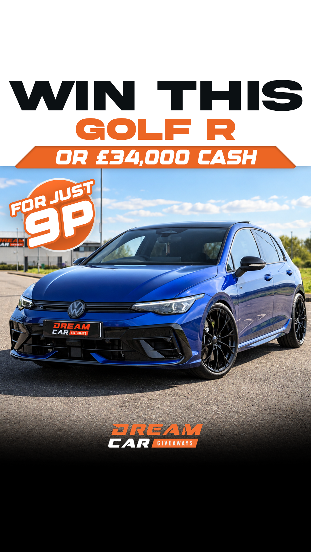 Dream Car Giveaways Facebook ad