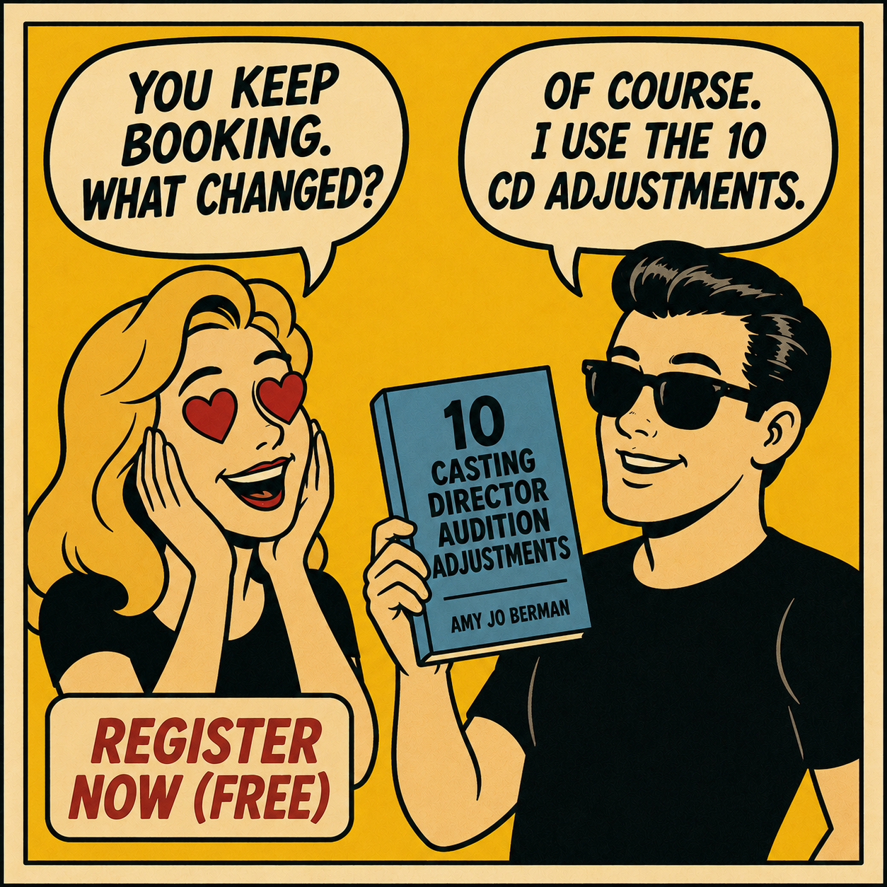 Amy Jo Berman Facebook ad: 10 Audition Adjustments CDs Wish You Knew | Free