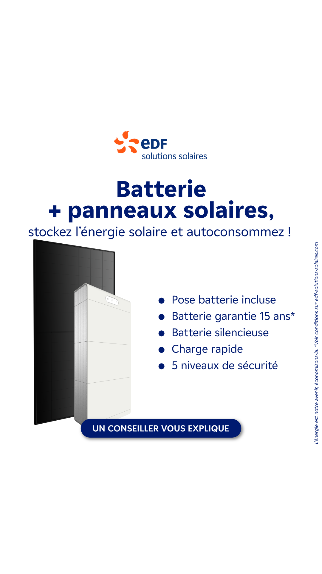 Mes offres EDF solutions solaires Facebook ad
