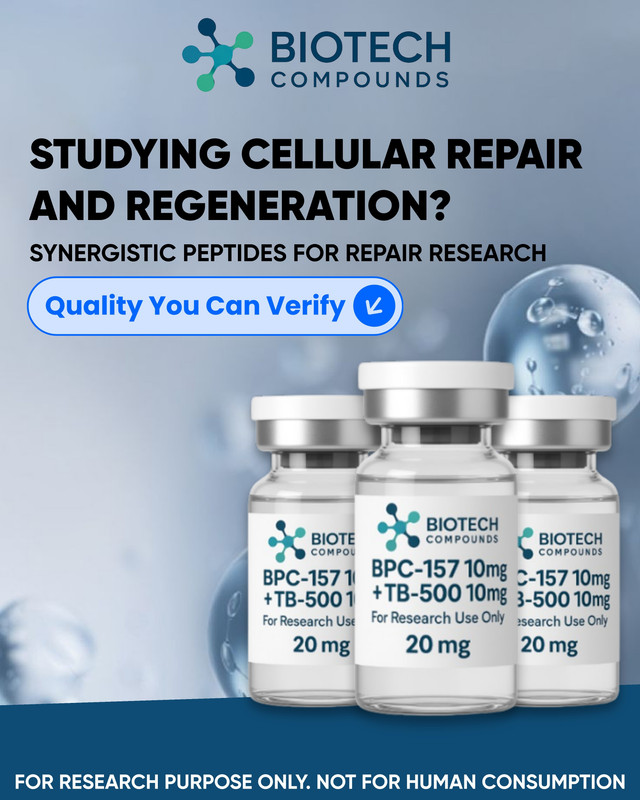 Biotechcompounds Facebook ad: Your body does the work.