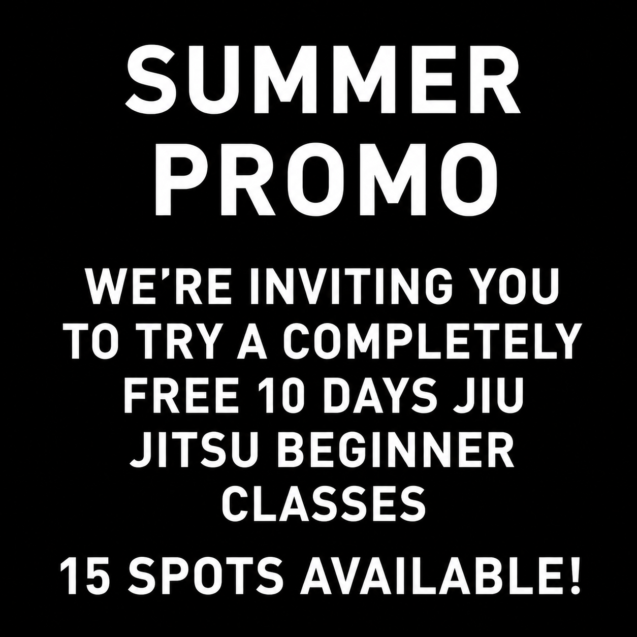 MA BJJ Flower Mound Brazilian Jiu-Jitsu Academy Facebook ad