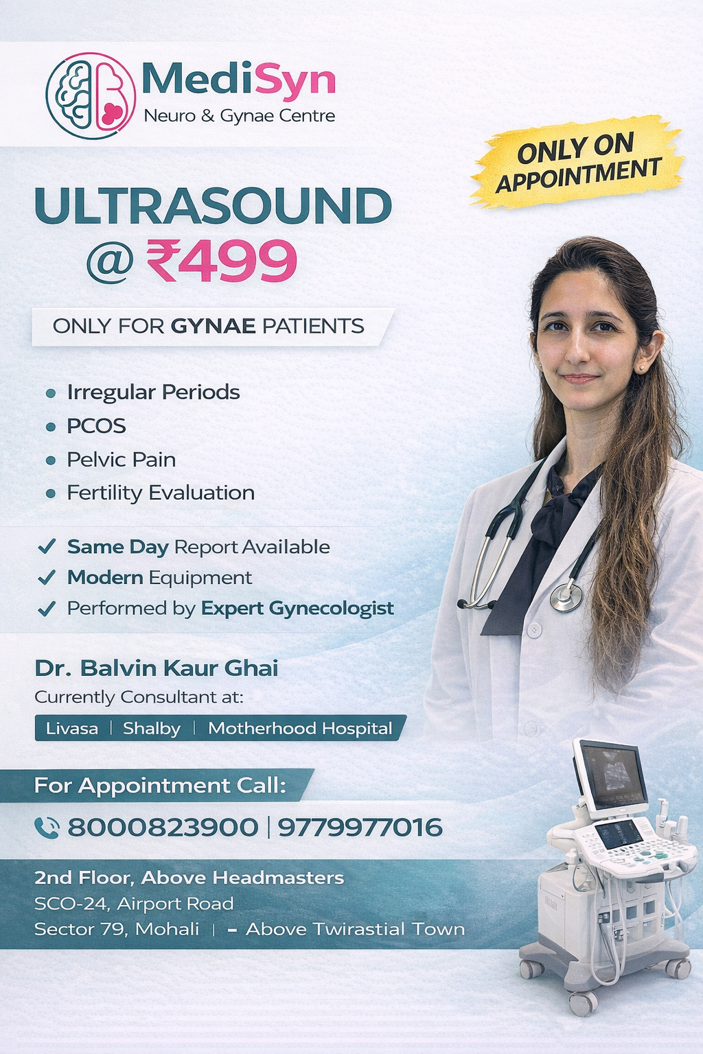 Drbalvingynaecologist Facebook ad: Ladies, your health should never be ignored.