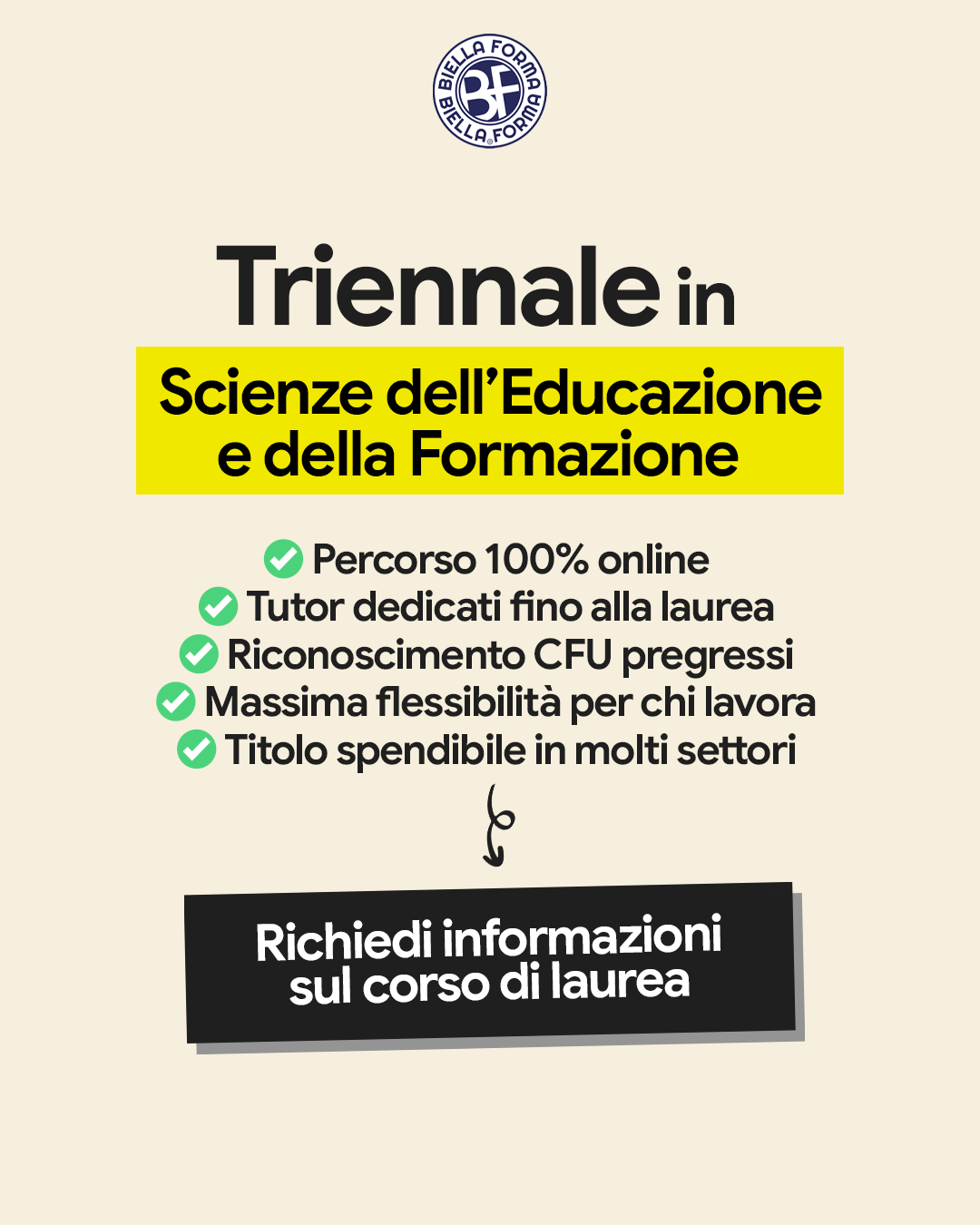 Biella Forma - Rete di Imprese Unicurs Facebook ad: Corso di laurea: Scienze dell’Educazione e della Formazione