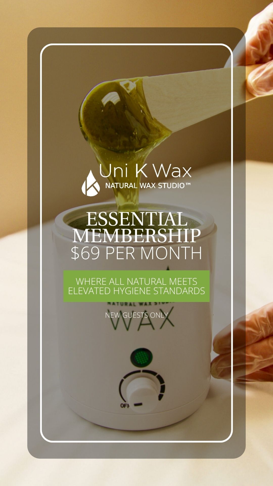 Uni K Wax Westport Facebook ad: Westport's Smooth Skin Membership