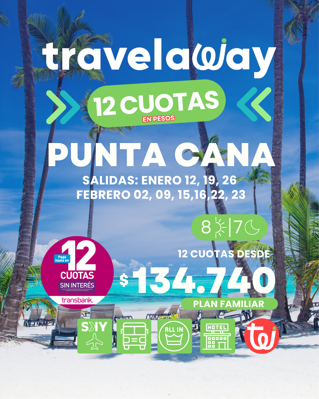 Travelaway Facebook ad from Dec 12, 2025