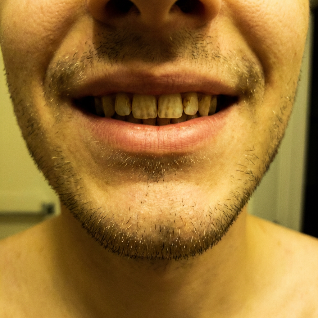 Chris Hill Facebook ad: Read this if you have yellow teeth