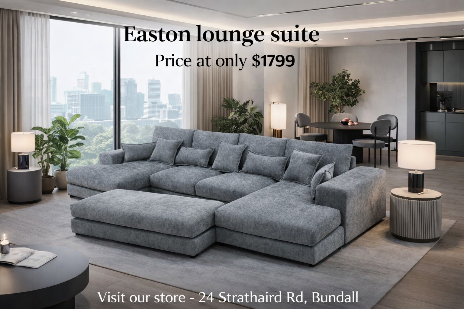 The A2Z Furniture Gold Coast Facebook ad