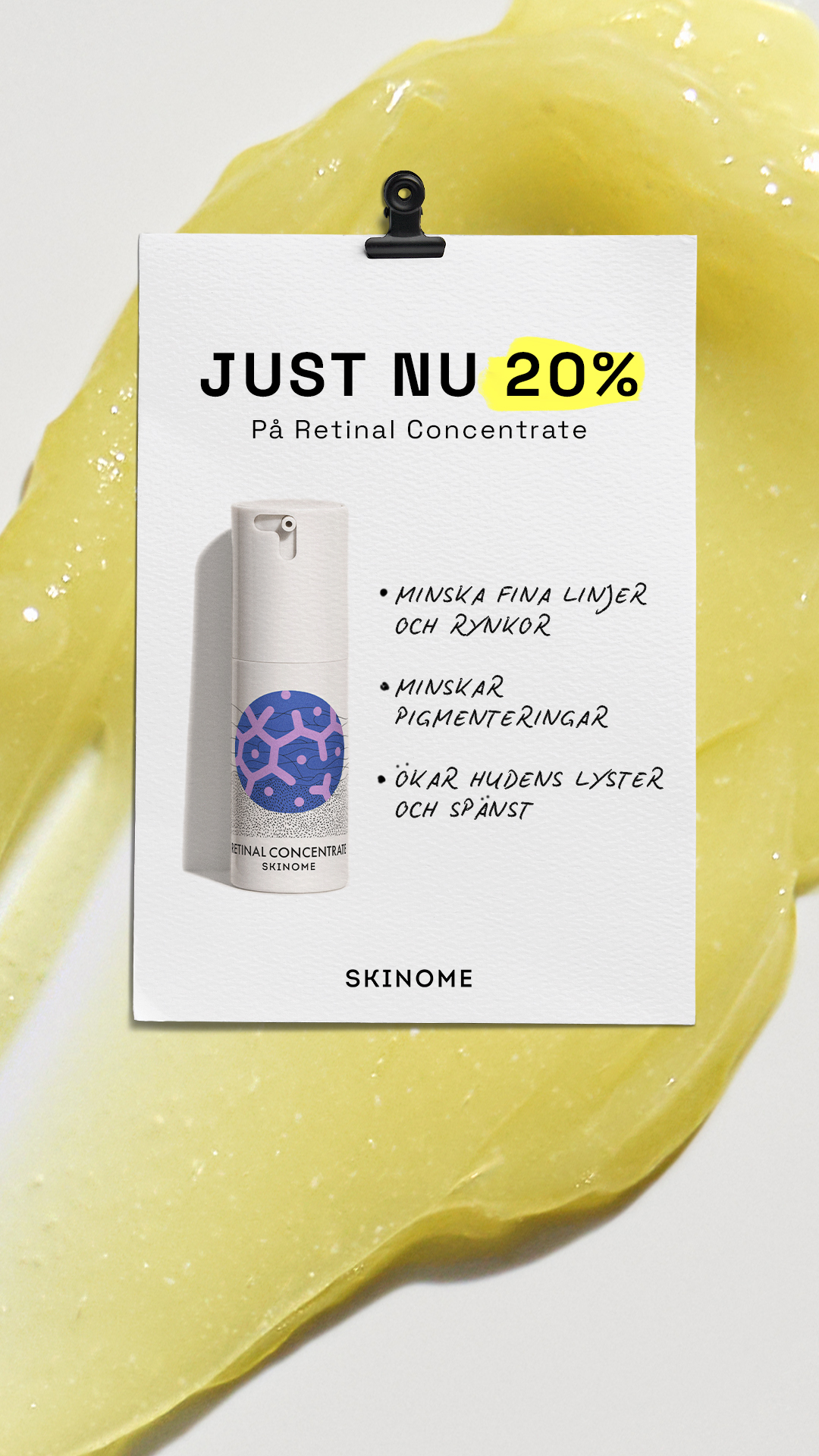 Skinome Facebook ad