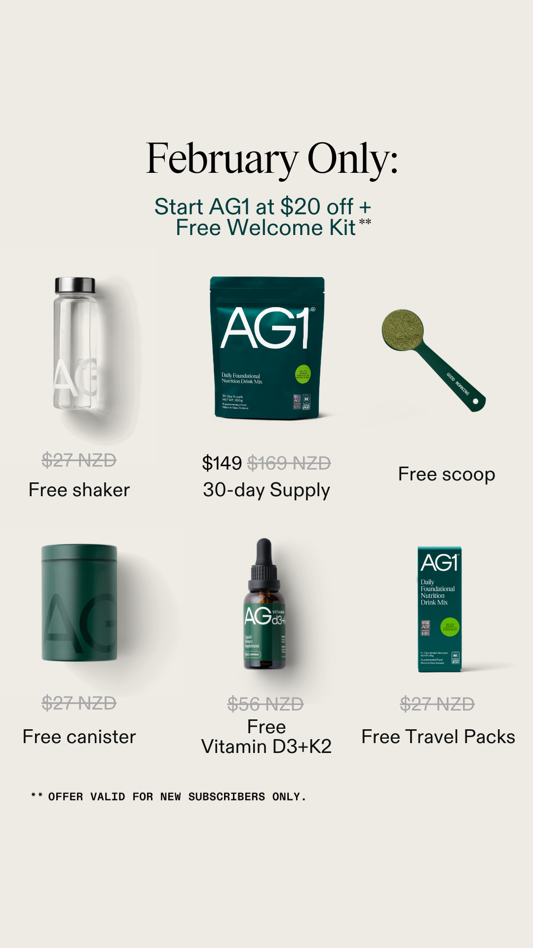 AG1 by Athletic Greens Facebook ad
