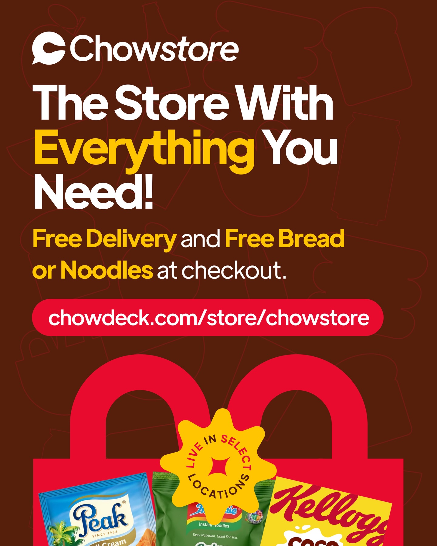 Chowdeck Facebook ad