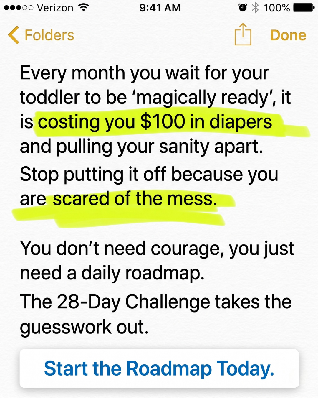 Parenting Leader Facebook ad