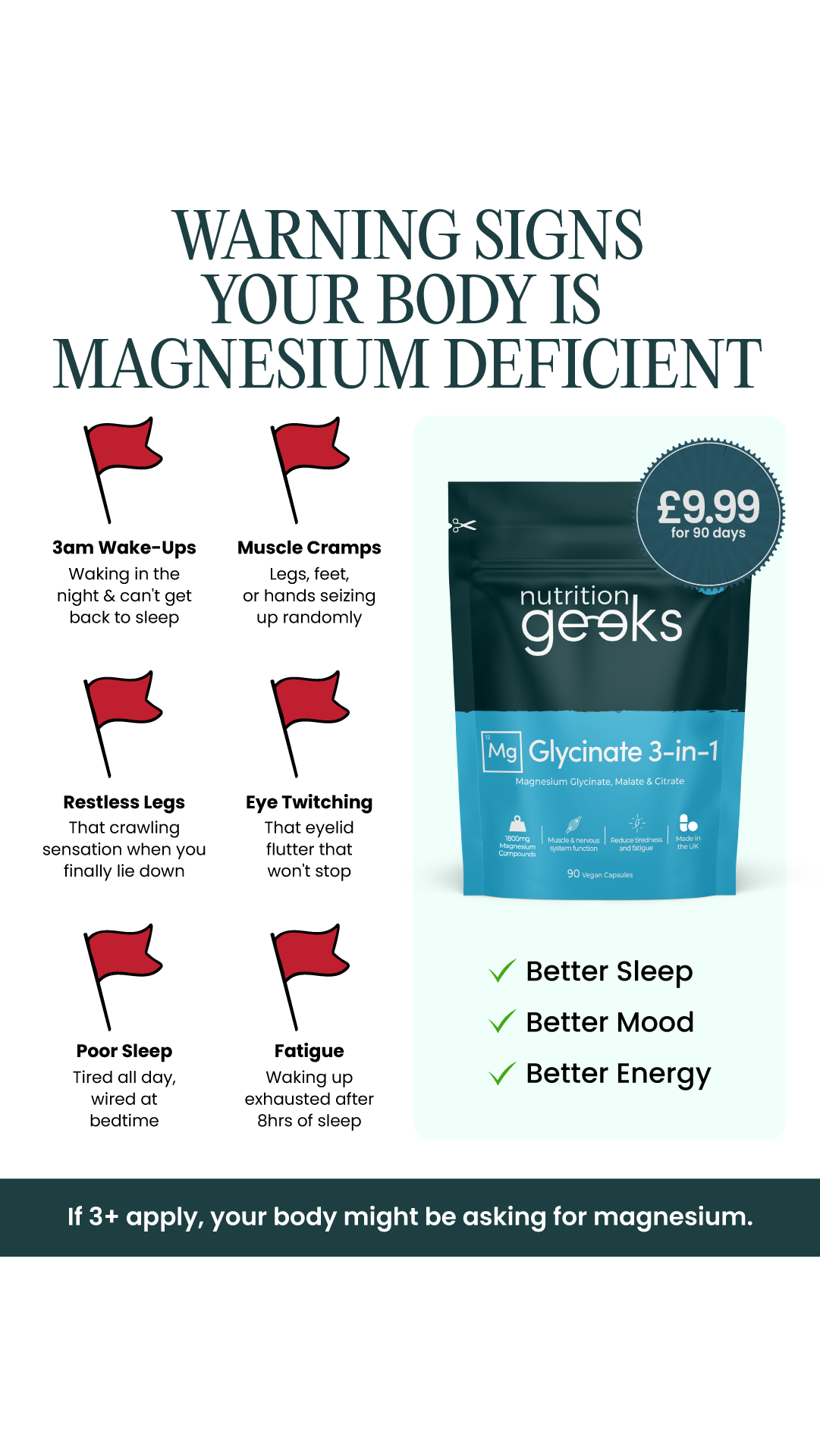 Nutrition Geeks Facebook ad